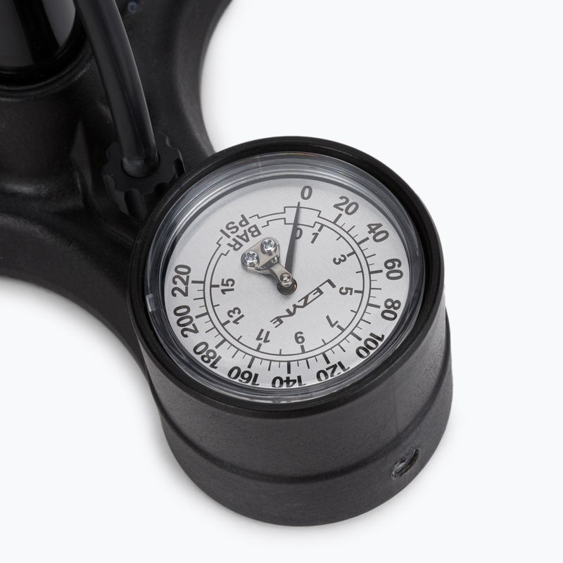 Pompă de bicicletă LEZYNE MACRO FLOOR DV DUAL VALVE HEAD presta schrader 220psi negru LZN-1-FP-MAFL-V204 3