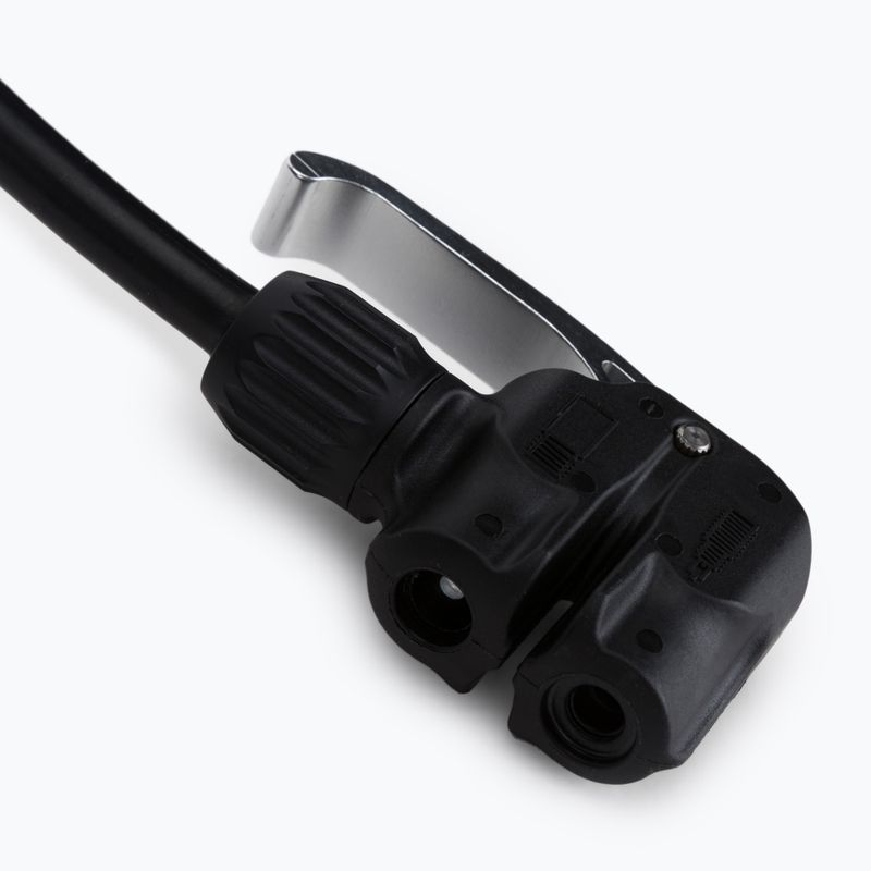 Pompă de bicicletă LEZYNE MACRO FLOOR DV DUAL VALVE HEAD presta schrader 220psi negru LZN-1-FP-MAFL-V204 6