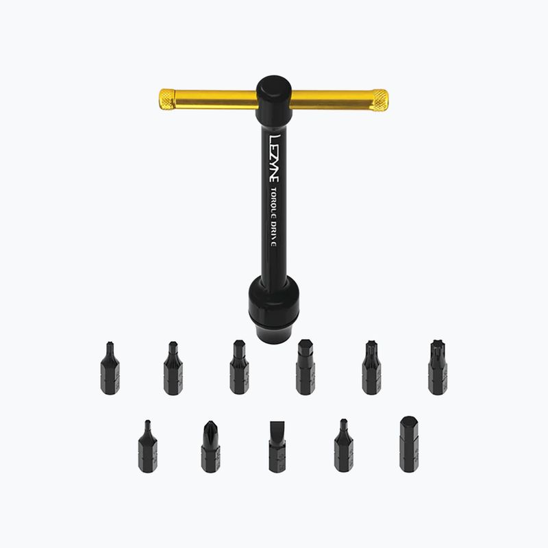 Cheie dinamometrică Lezyne Torque Drive negru-galbenă 1-MT-TTDR-V104T12 3