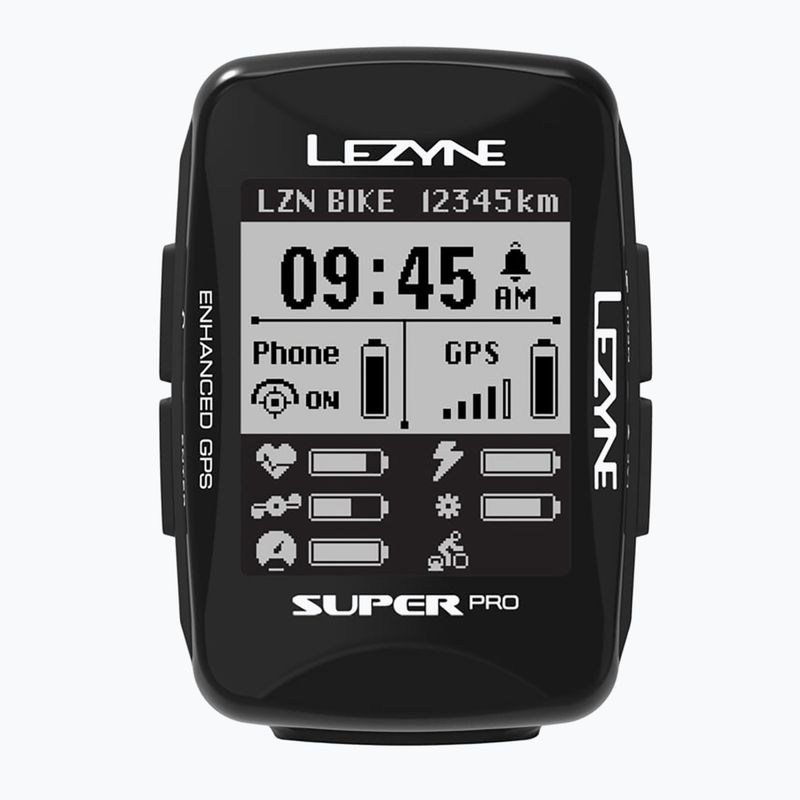 Ciclocomputer de bicicletă Lezyne Super Pro GPS black 2