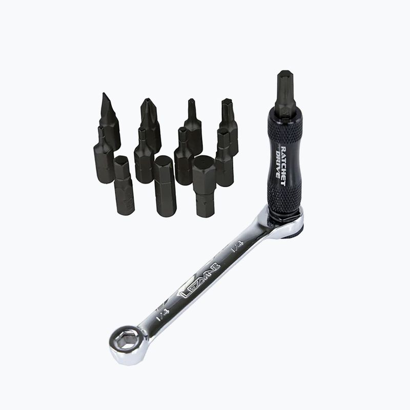 Cheie de bicicletă Lezyne Ratchet Kit neagră 1-MT-RTDR-V106
