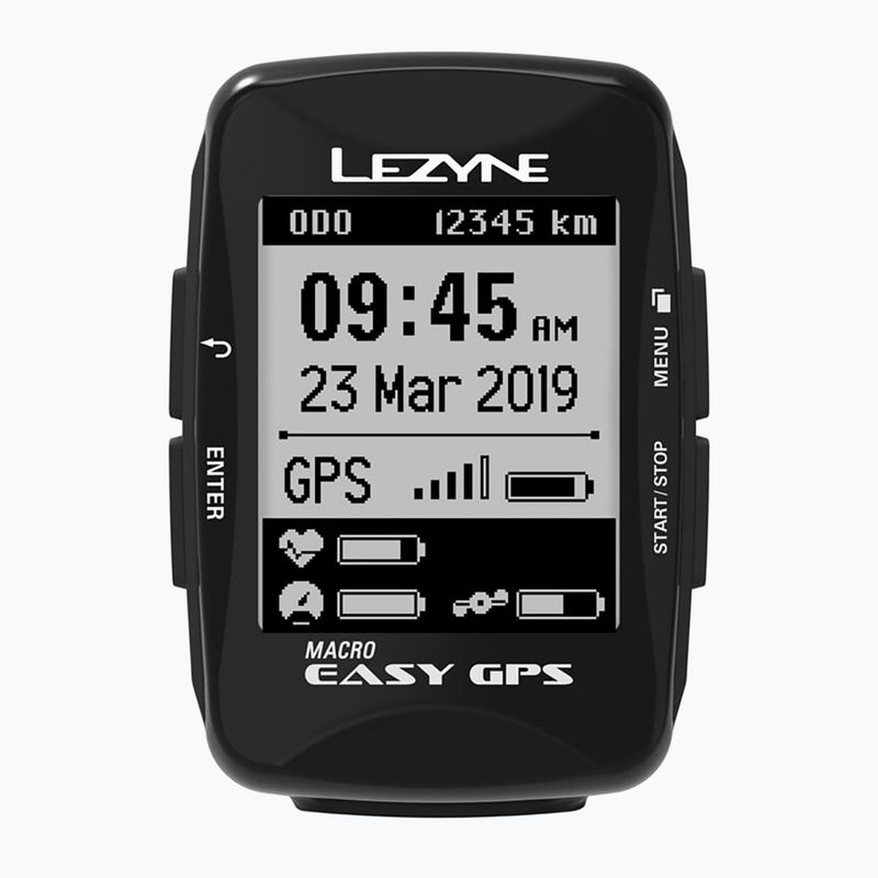 Contor pentru bicicletă Lezyne Macro Easy GPS black 2