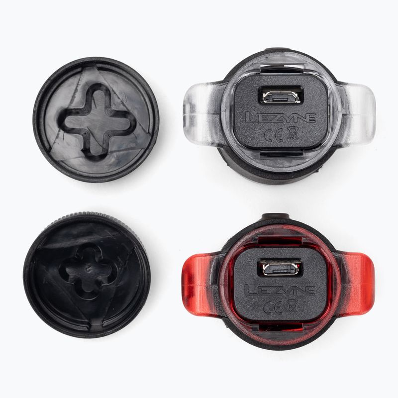 Set de lămpi pentru biciclete Lezyne LED FEMTO DRIVE USB PAIR negru LZN-1-LED-31P-V104 3