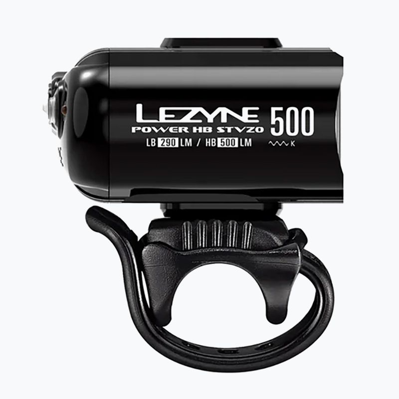 Lampă de bicicletă față Lezyne Power HB Drive Stvzo 500 Loaded black 3