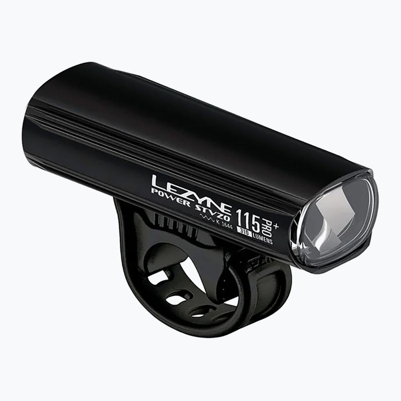 Lampă de bicicletă față Lezyne Power Stvzo Pro 115 Remote Loaded gloss black