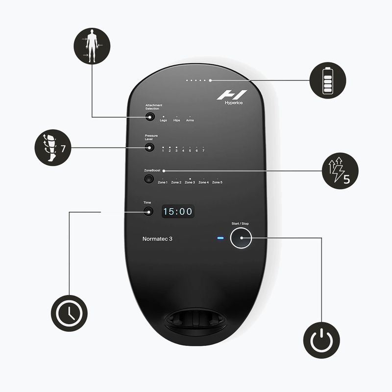 Aparat de masaj Normatec 3.0 negru 63010 006-0311 3