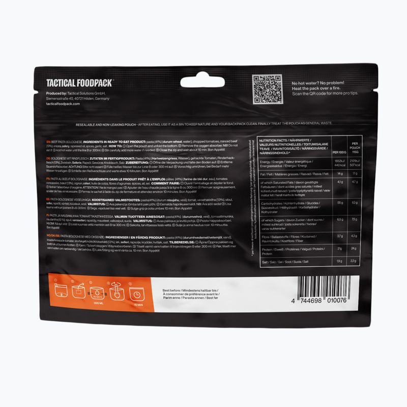 Alimente liofilizate Tactical Foodpack Beef Pasta Bolognese 115 g 3