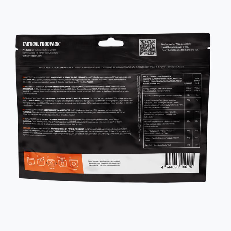 Alimente liofilizate Tactical Foodpack Rice Pudding with Raspberries 90 g 3