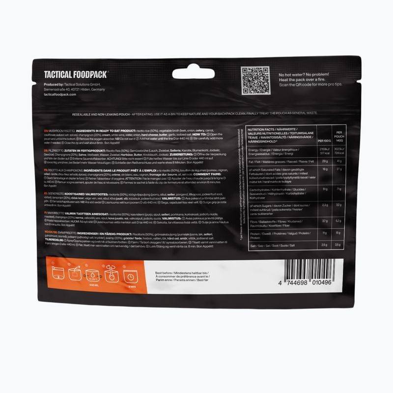 Alimente liofilizate Tactical Foodpack Mushroom Risotto 580 g 3