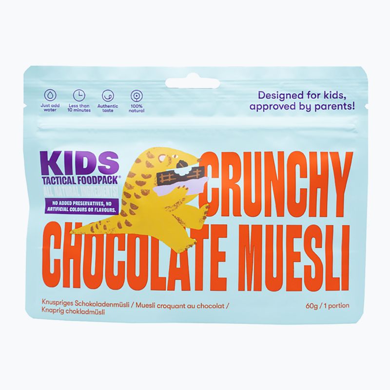 Alimente liofilizate Tactical Foodpack Kids Crunchy Chocolate Muesli 60 g