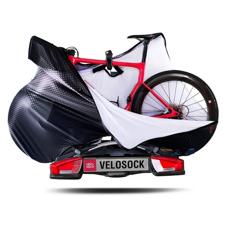 Husă pentru transportul bicicletei VELOSOCK Carbon Black Road WR 3