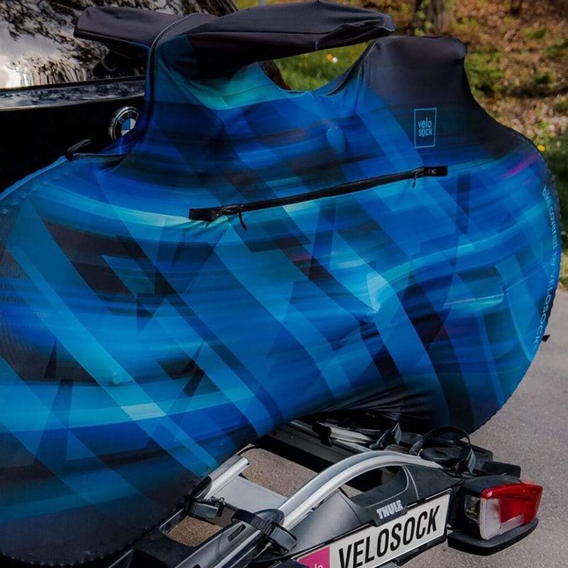 Husă pentru transportul bicicletei VELOSOCK Speed Blue MTB ST 3