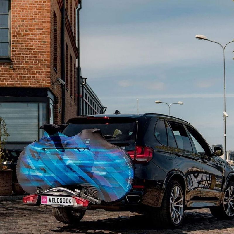 Husă pentru transportul bicicletei VELOSOCK Speed Blue MTB ST 4