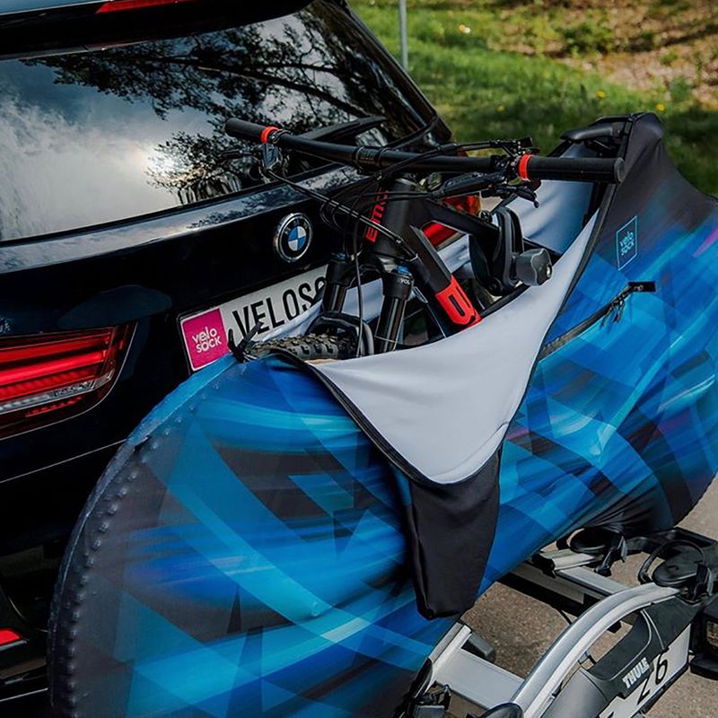 Husă pentru transportul bicicletei VELOSOCK Speed Blue MTB ST 5