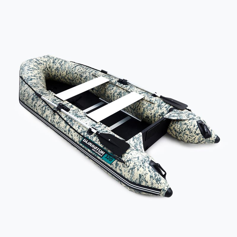 Ponton pentru 4-persoane Gladiator AK320 camo digital 3