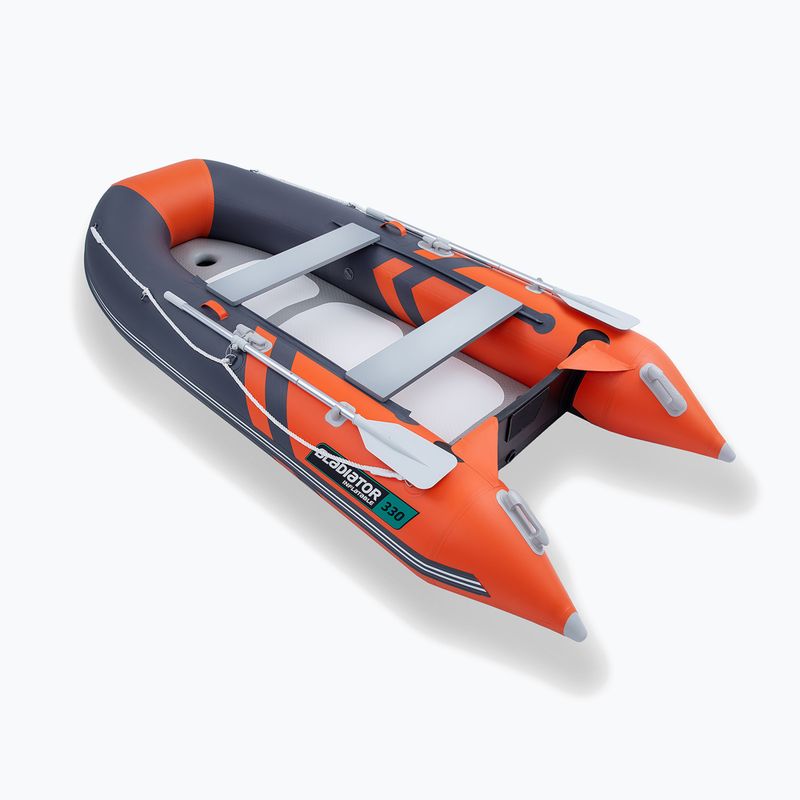 Barcă pneumatică pentru patru persoane Gladiator B330 AD orange/dark gray 3