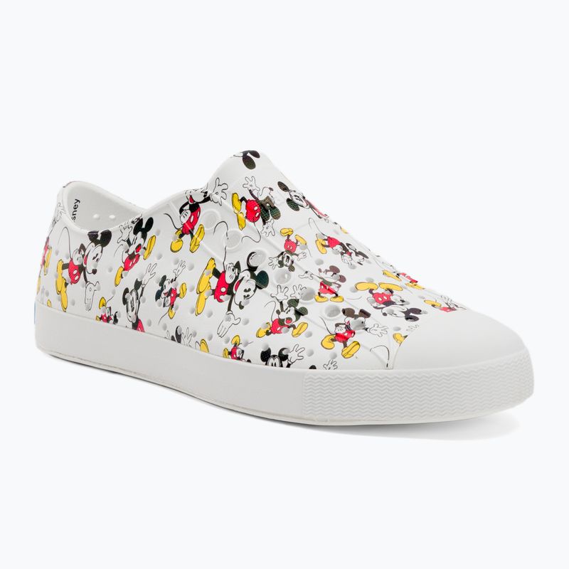 Pantofi de sport Disney Native Jefferson Print Disney alb scoica/alb scoica/alb peste tot imprimeu