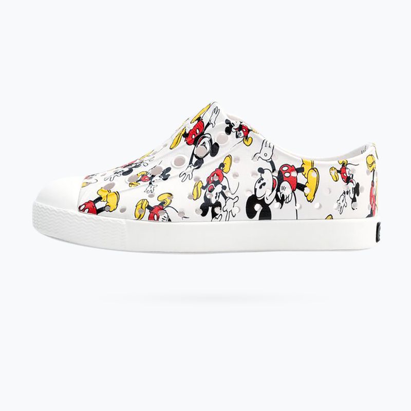 Pantofi de sport pentru copii Native Jefferson Print Disney Jr alb scoică/alb scoică/alb cu imprimeu peste tot 10