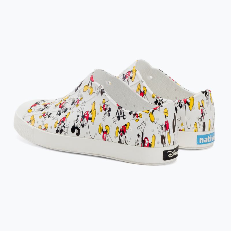 Pantofi de sport pentru copii Native Jefferson Print Disney Jr alb scoică/alb scoică/alb cu imprimeu peste tot 3