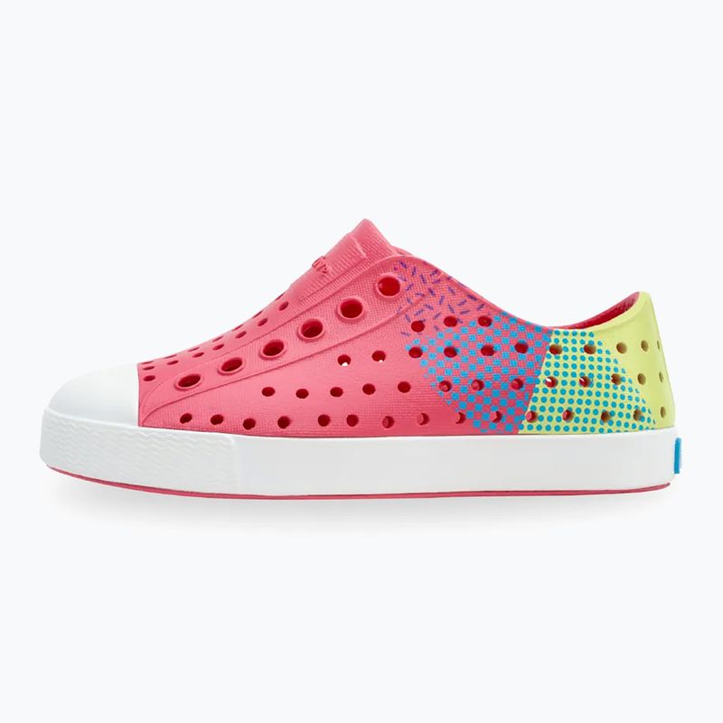 Încălțăminte pentru copii Native NA-12111502 Jefferson Block dazzle pink/shell white/celery maria starfish