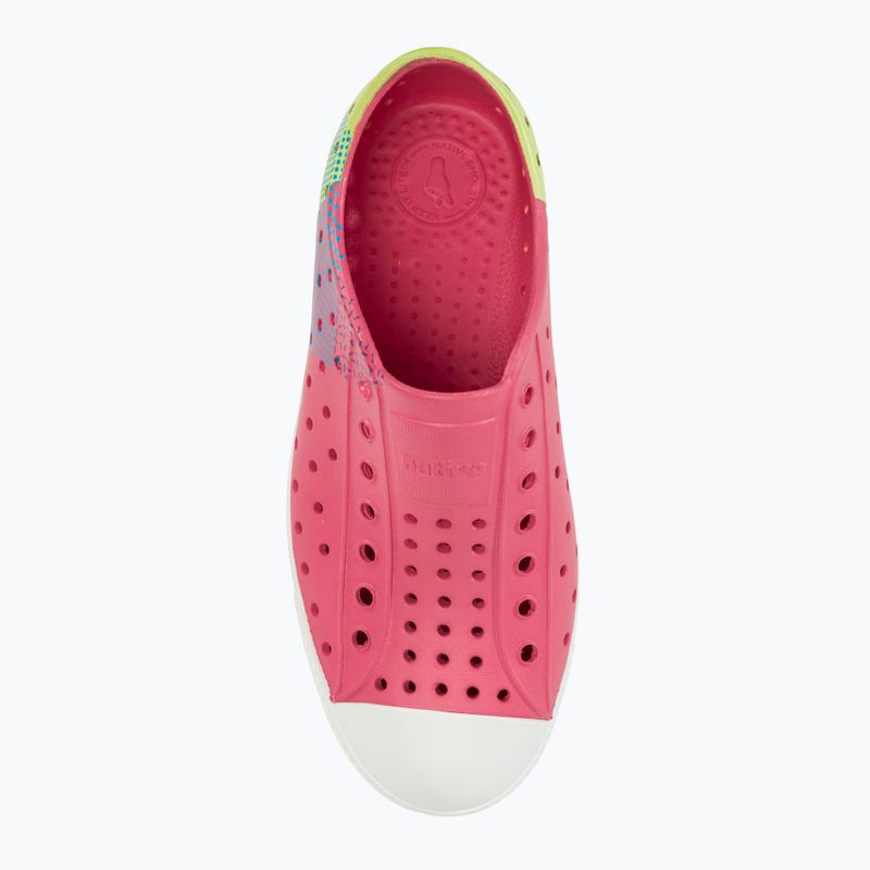 Încălțăminte pentru copii Native NA-12111502 Jefferson Block dazzle pink/shell white/celery maria starfish