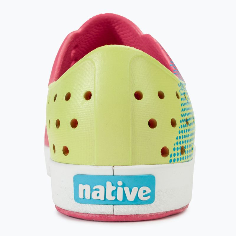 Încălțăminte pentru copii Native NA-12111502 Jefferson Block dazzle pink/shell white/celery maria starfish