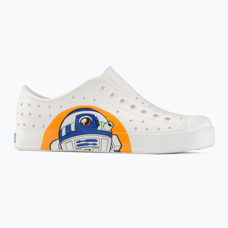Pantofi de sport pentru copii Native Jefferson Block Jr shell white/shell white/droids bff pentru copii 2