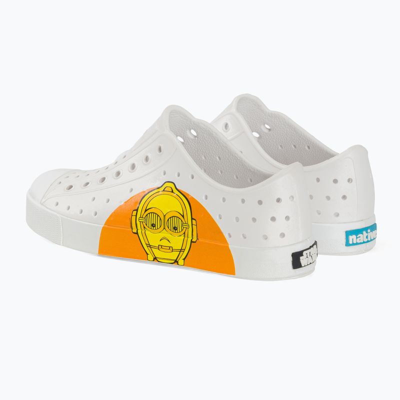 Pantofi de sport pentru copii Native Jefferson Block Jr shell white/shell white/droids bff pentru copii