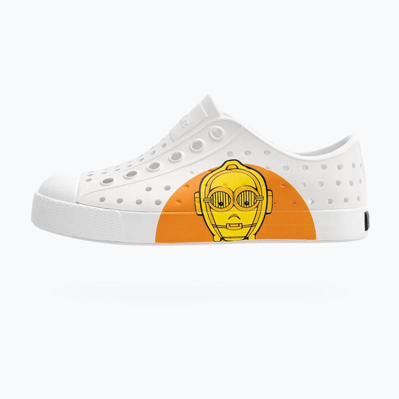 Pantofi de sport pentru copii Native Jefferson Block Jr shell white/shell white/droids bff pentru copii
