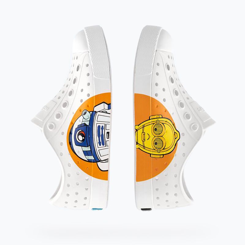 Pantofi de sport pentru copii Native Jefferson Block Jr shell white/shell white/droids bff pentru copii