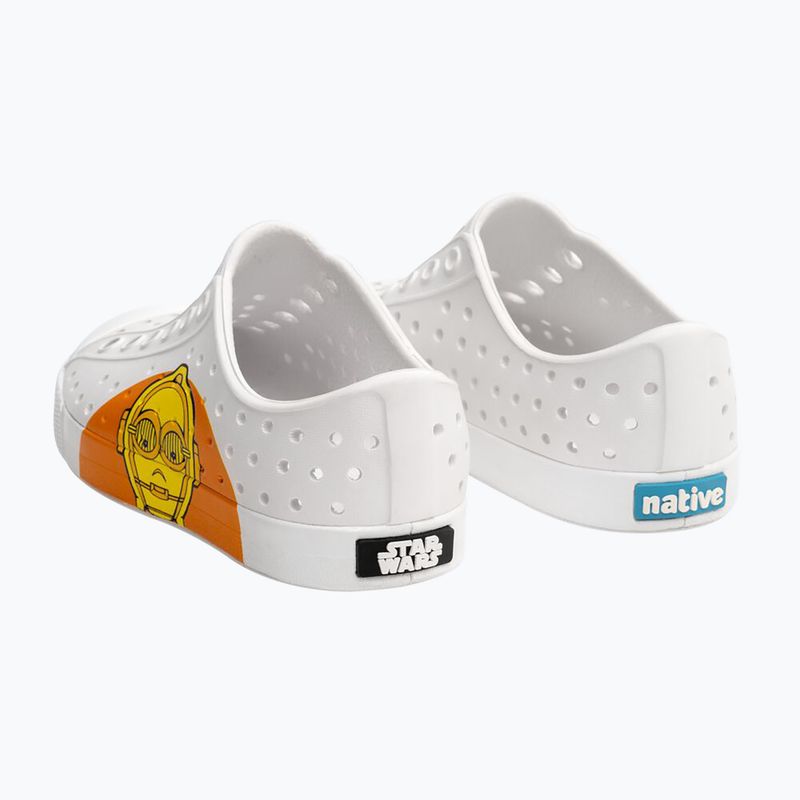 Pantofi de sport pentru copii Native Jefferson Block Jr shell white/shell white/droids bff pentru copii