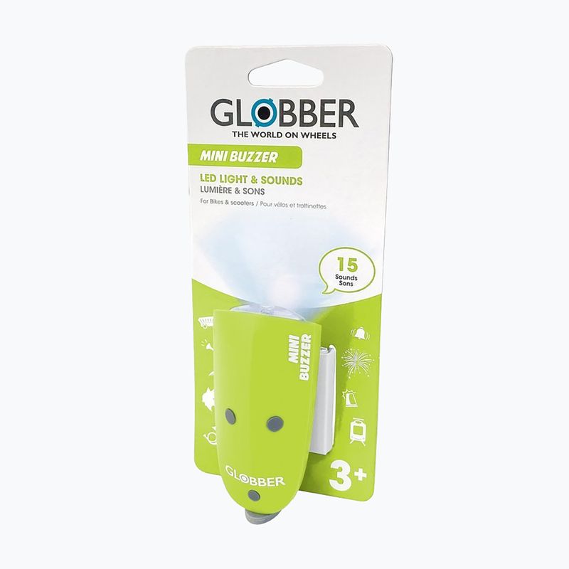 Lampă cu claxon Globber Mini Buzzer lime green 2