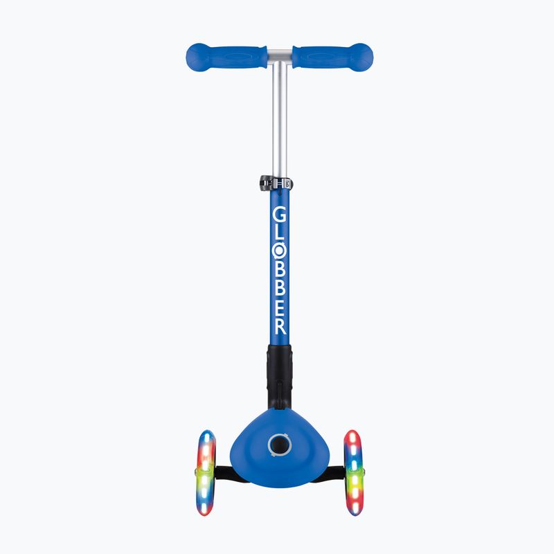 Trotinetă cu 3 roți pentru copii Globber Junior Foldable Lights navy blue 3