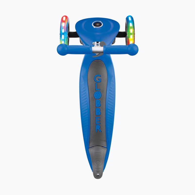 Trotinetă cu 3 roți pentru copii Globber Junior Foldable Lights navy blue 4