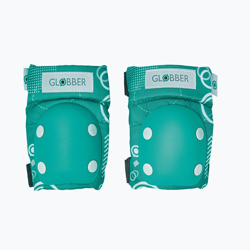 Set de apărători pentru copii Globber Toddler emerald green/shapes 2