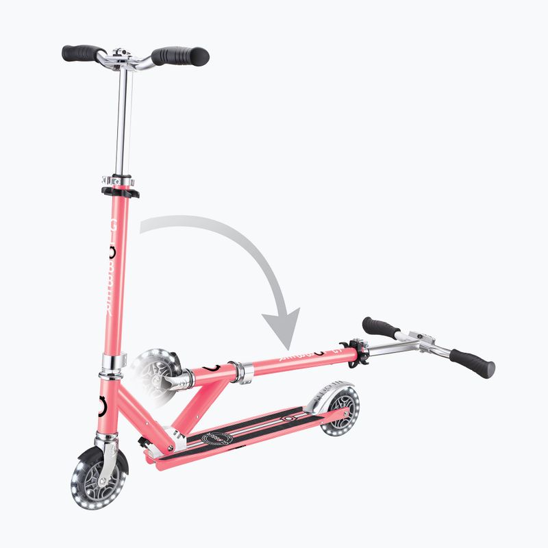 Trotinetă pentru copii Globber Flow Element Lights coral pink 6
