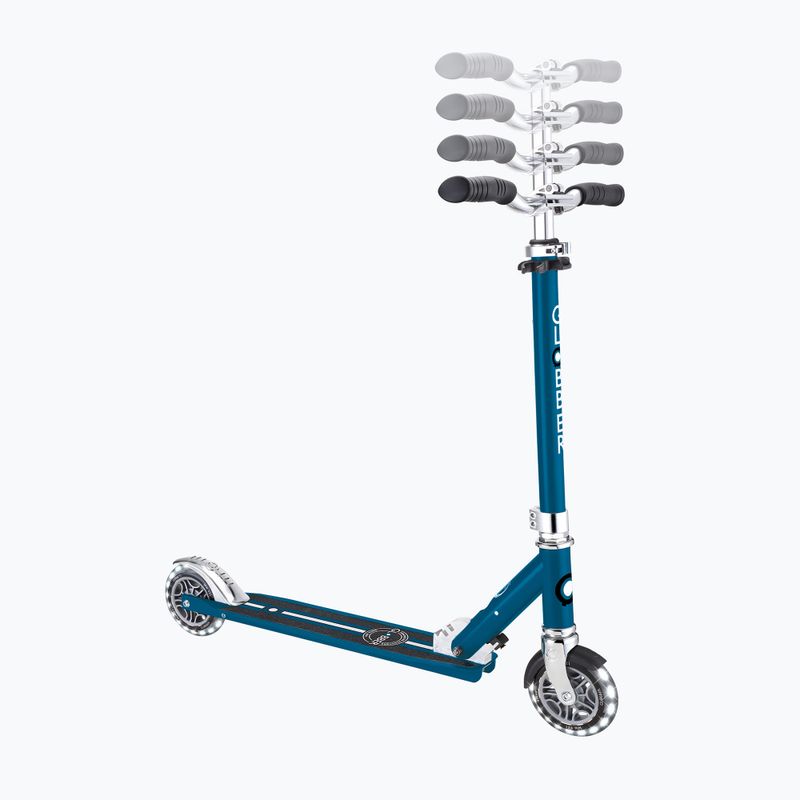 Trotinetă de oraș pentru copii Globber Flow Element Lights petrol blue 8