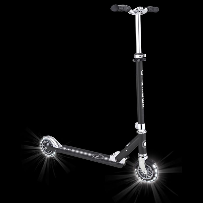 Trotinetă urbană pentru copii Globber Flow Element Lights black 11