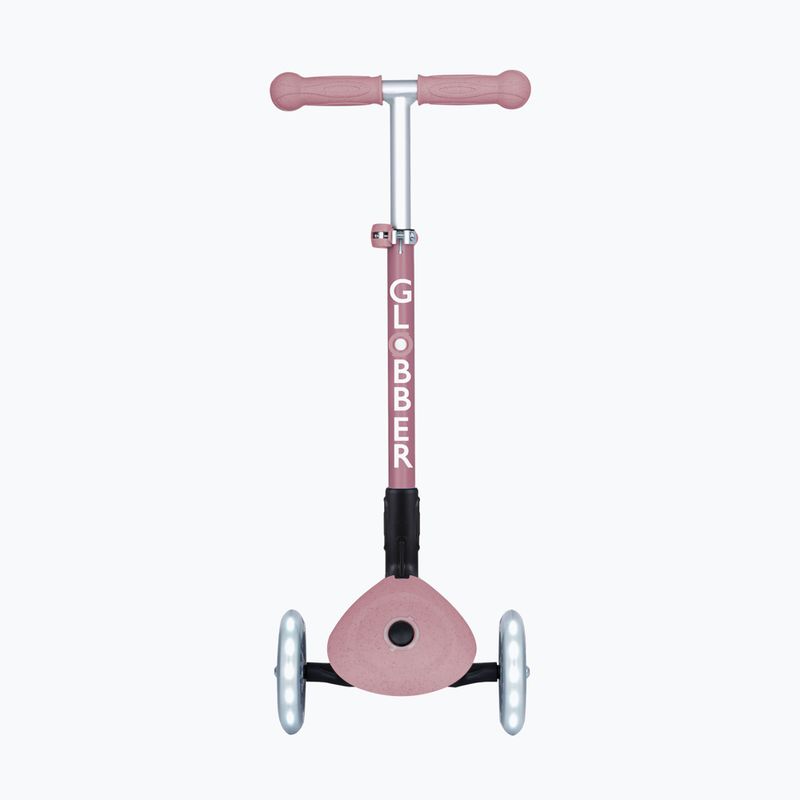 Trotinetă cu 3 roți pentru copii Globber Junior Foldable Lights Eco berry 3