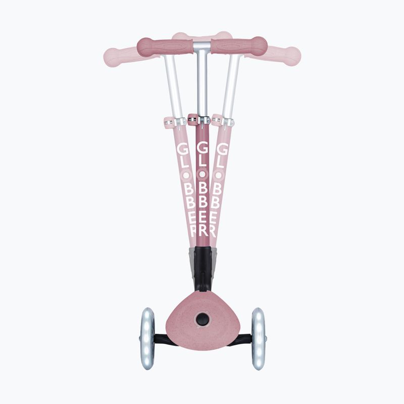 Trotinetă cu 3 roți pentru copii Globber Junior Foldable Lights Eco berry 7
