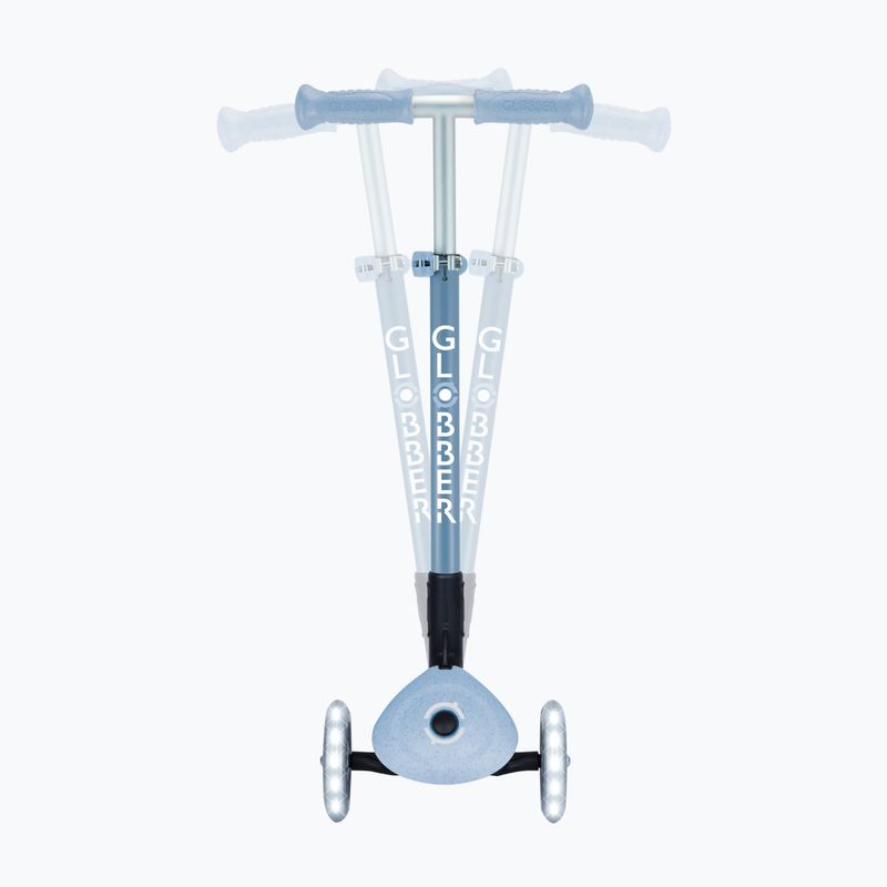 Trotinetă cu trei roți pentru copii Globber Junior Primo Foldable Lights Eco blueberry 8