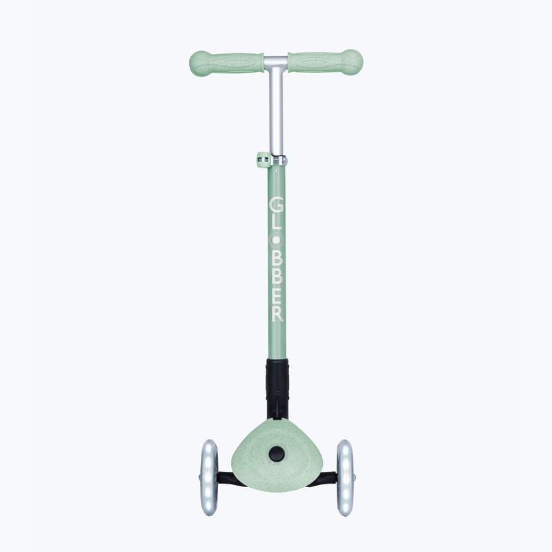 Trotinetă cu trei roți pentru copii Globber Junior Primo Foldable Lights Eco pistachio 3