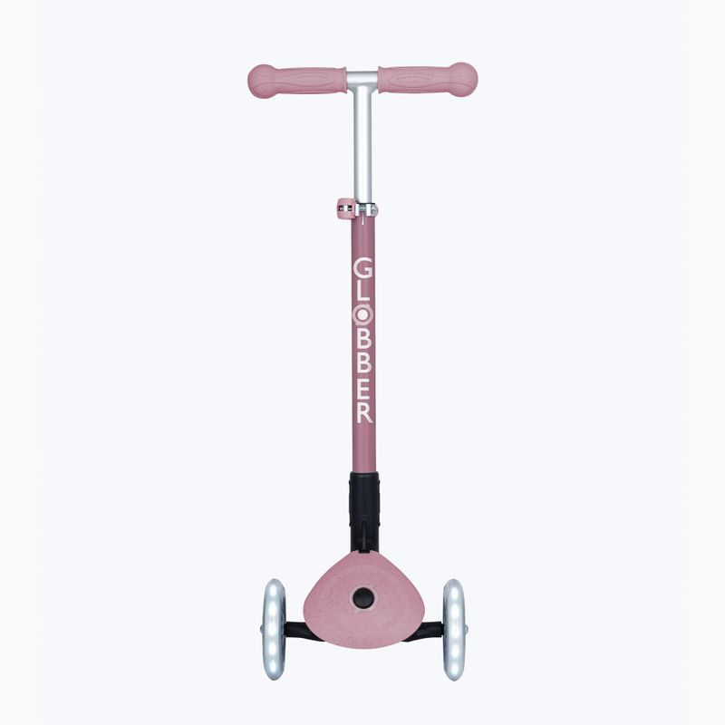 Trotinetă cu trei roți pentru copii Globber Junior Primo Foldable Lights Eco berry 2