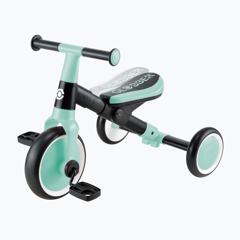 Bicicletă de echilibru cu trei roți Globber Learning Trike 2w1 mint 8