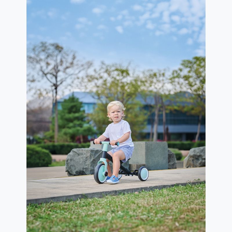 Bicicletă de echilibru cu trei roți Globber Learning Trike 2w1 mint 15