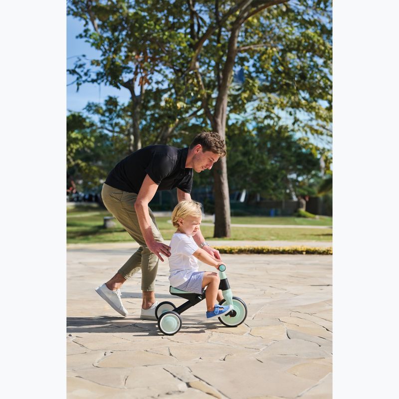 Bicicletă de echilibru cu trei roți Globber Learning Trike 2w1 mint 18