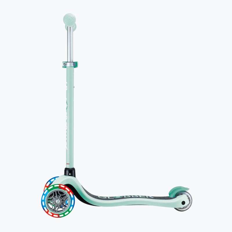 Trotinetă cu 3 roți pentru copii Globber Primo Lights mint 2
