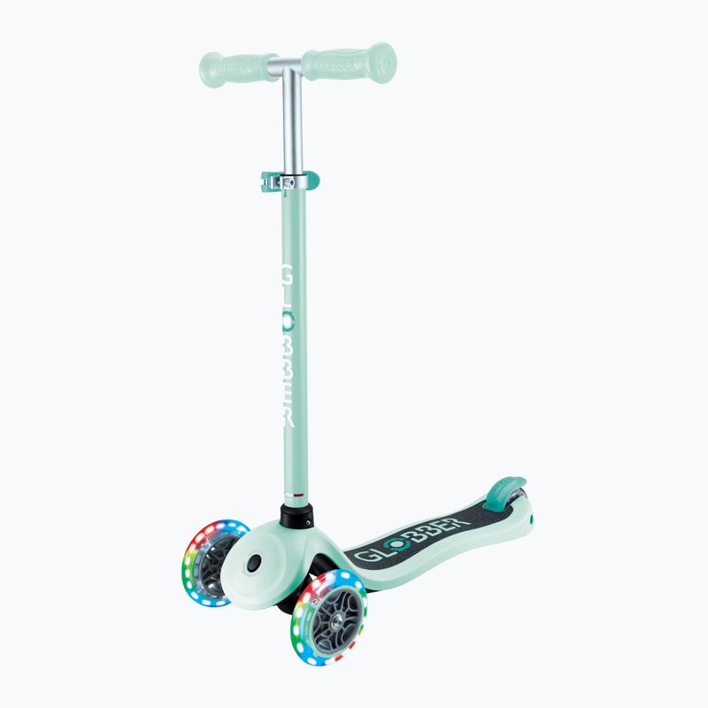 Trotinetă cu 3 roți pentru copii Globber Primo Lights mint 3