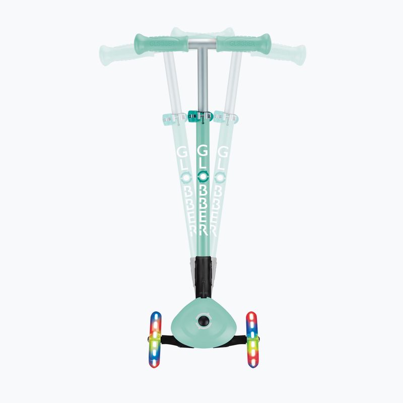 Trotinetă cu 3 roți pentru copii Globber Primo Foldable Lights mint 9