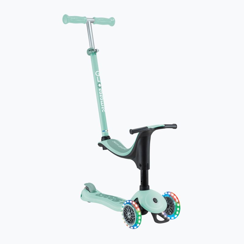 Trotinetă cu 3 roți pentru copii Globber Go.Up Sporty Lights mint 2